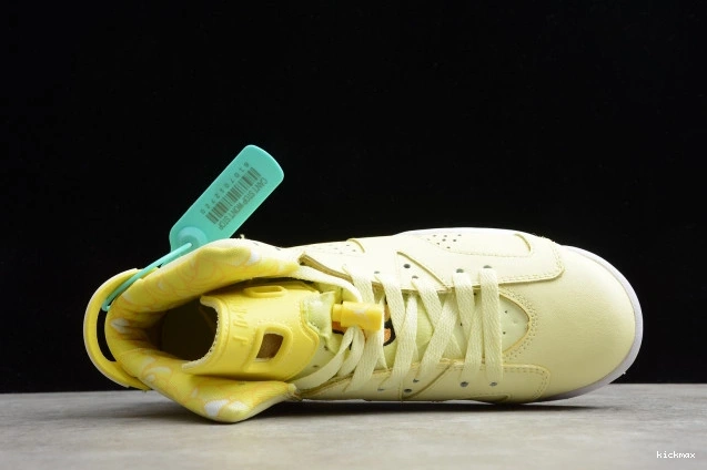 Cheap MAX Yellow Retro Floral Jordan 6 Air 543390-800 Dynamic (GS) 0723